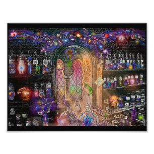 Mystische Apotheke - Art Print Fotodruck