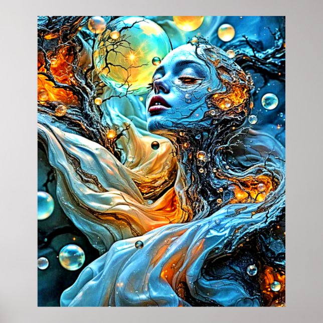 Mystische ätherische Kunst Poster (Vorne)