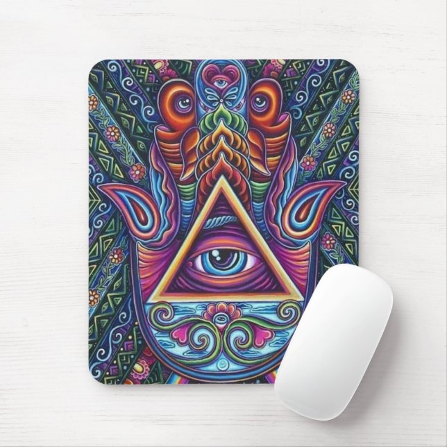 Mystische Augen Mousepad (Mit Mouse)