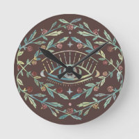 Mystische Augen Rose Weinreben Magischer Boho farb