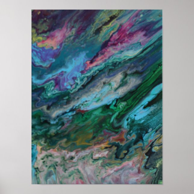 Mystische Aurora Poster (Vorne)