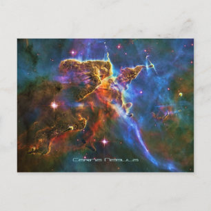 Mystische Berge - Carina Nebula Postkarte