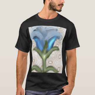 Mystische blaue Blüte - Wachsende Blume T-Shirt