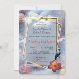 Mystische Blume des übernatürlichen Reiches Einladung