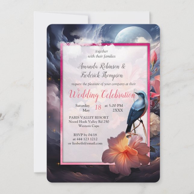 Mystische Blume des übernatürlichen Reiches Einladung (Vorderseite)