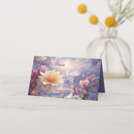 Mystische Blume des übernatürlichen Reiches Platzkarte