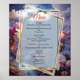 Mystische Blume des übernatürlichen Reiches Poster