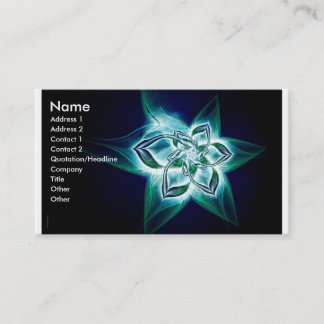 mystische Blume Visitenkarte
