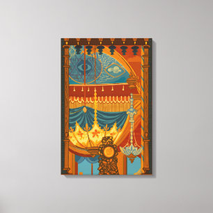 Mystische Deckenwerbung aus Brightons Musikraum Leinwanddruck