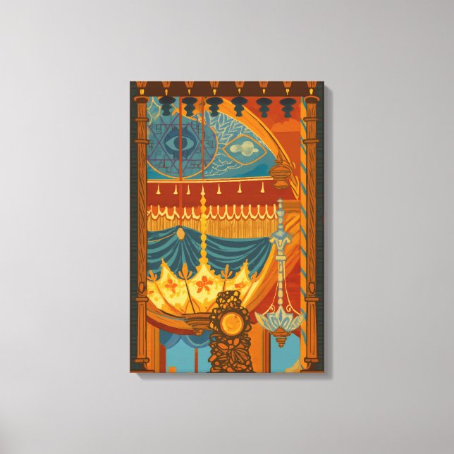 Mystische Deckenwerbung aus Brightons Musikraum Leinwanddruck (Vorderseite)