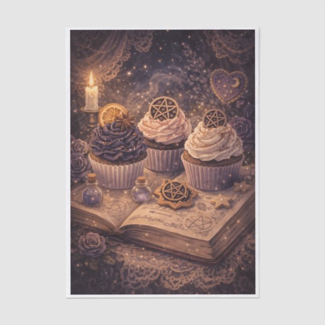 Mystische Desserts  Seidenpapier (Vorderseite)