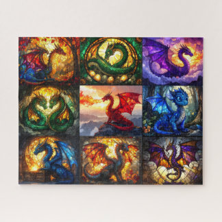 Mystische Drachen Puzzle