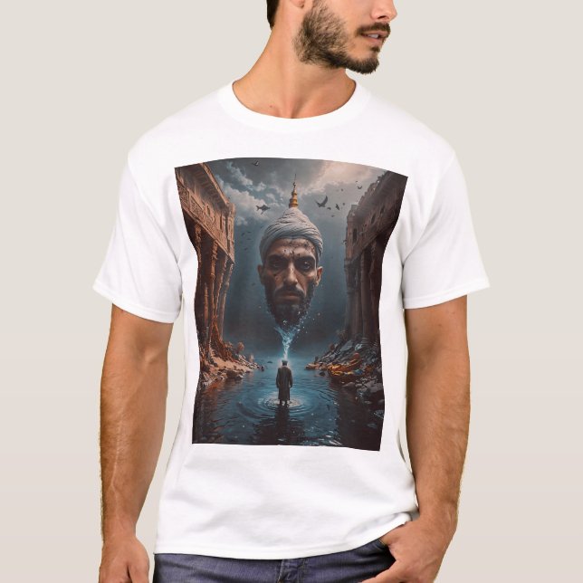 Mystische Entstehung: Ein spirituelles Erwachen im T-Shirt (Vorderseite)