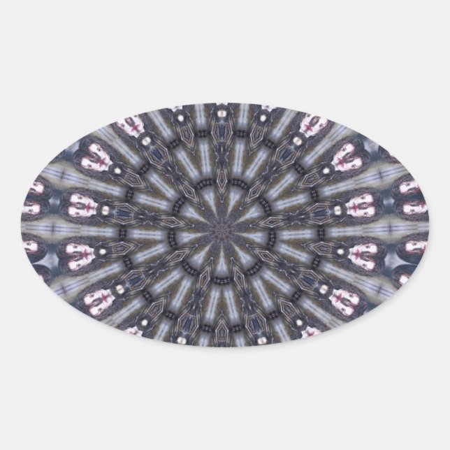 MYSTISCHE ERINNERUNGEN 2 OVALER AUFKLEBER (Vorderseite)