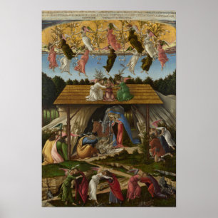 Mystische Geburt Christi durch Botticelli - Plakat