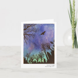 Mystische, geflochtene Note Card Karte