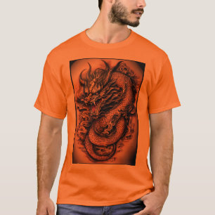 "Mystische Gelassenheit: Chinesisches Drachenverza T-Shirt