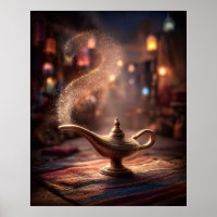 Mystische Genie-Lampe