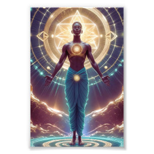 Mystische Geometrie - Strahlung des Souls Fotodruck