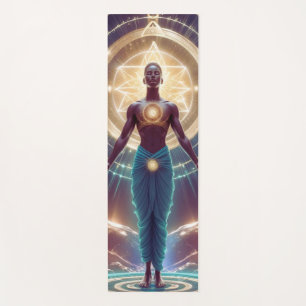 Mystische Geometrie - Strahlung des Souls Yogamatte