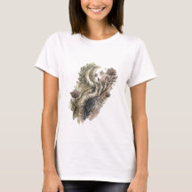 Mystische Hand und Halbmond Boho-Wasserfarben Fl
