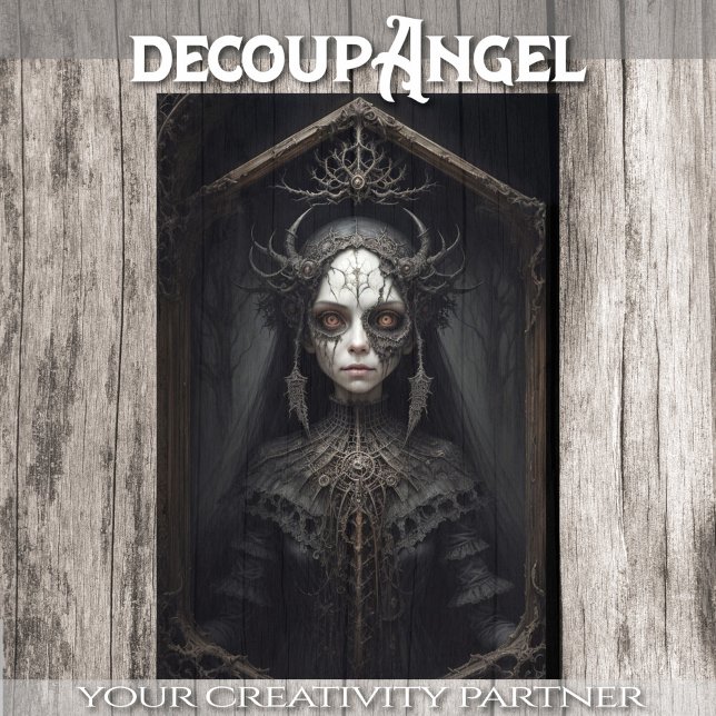 Mystische Hexe: Petra - Decoupage - Seidenpapier (Von Creator hochgeladen)