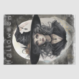 Mystische Hexe Seidenpapier