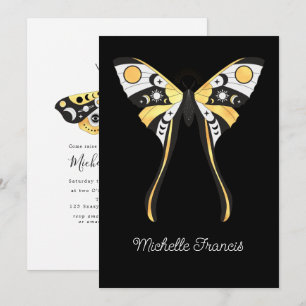 Mystische Himmelsgoldenmonde Einladung