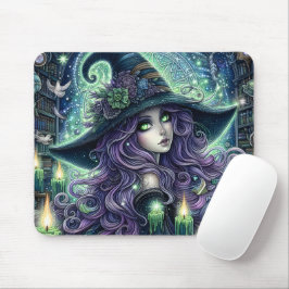 Mystische Himmelshexe Mousepad