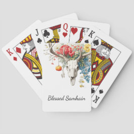 Mystische Jahreszeiten | Samhain Witchy Design Spielkarten