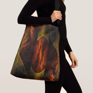 Mystische Jungle Abstrakt Art Cross Body Tragetaschen Mit Langen Trägern