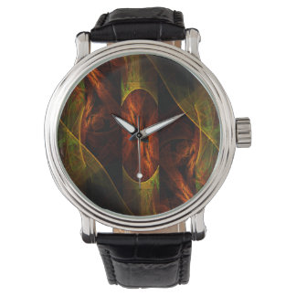 Mystische Jungle Abstrakte Kunst Armbanduhr