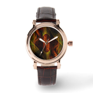 Mystische Jungle Abstrakte Kunst Armbanduhr
