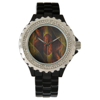Mystische Jungle Abstrakte Kunst Armbanduhr