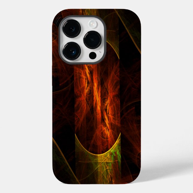Mystische Jungle Abstrakte Kunst Case-Mate iPhone Hülle (Rückseite)
