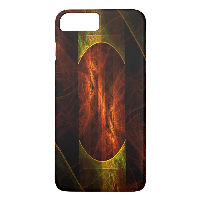 Mystische Jungle Abstrakte Kunst Case-Mate iPhone Hülle (Rückseite)