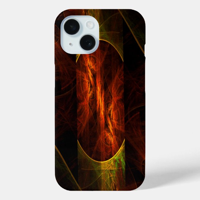 Mystische Jungle Abstrakte Kunst Case-Mate iPhone Hülle (Rückseite)
