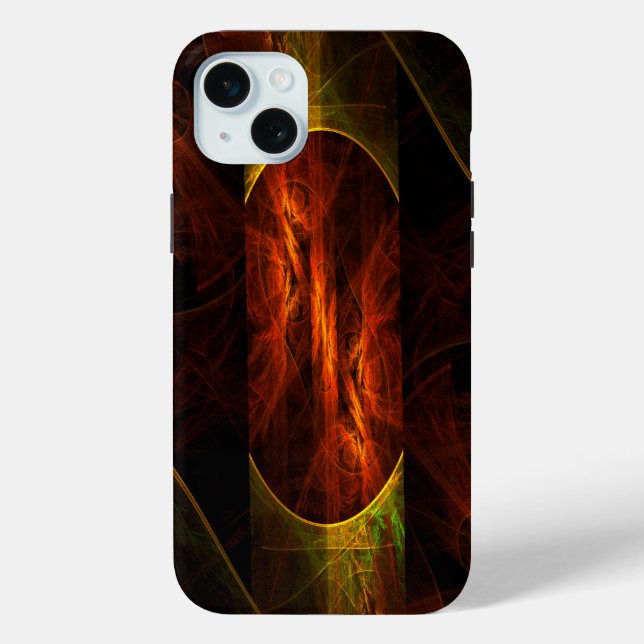 Mystische Jungle Abstrakte Kunst Case-Mate iPhone Hülle (Rückseite)