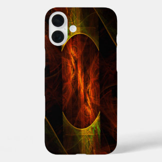Mystische Jungle Abstrakte Kunst iPhone 16 Plus Hülle