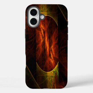 Mystische Jungle Abstrakte Kunst iPhone 16 Plus Hülle