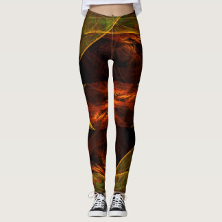 Mystische Jungle Abstrakte Kunst Leggings