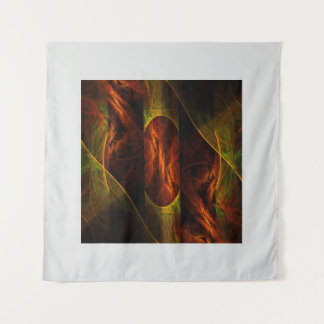 Mystische Jungle Abstrakte Kunst Wandteppich