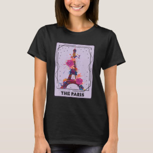 Mystische Karten der Pariser Tarot-Card Eiffelturm T-Shirt