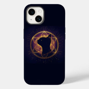 Mystische Katze innerhalb des heiligen Kreises Case-Mate iPhone 14 Hülle