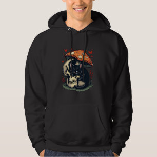 Mystische Katze schwarze gotische Ästhetik mit Tot Hoodie