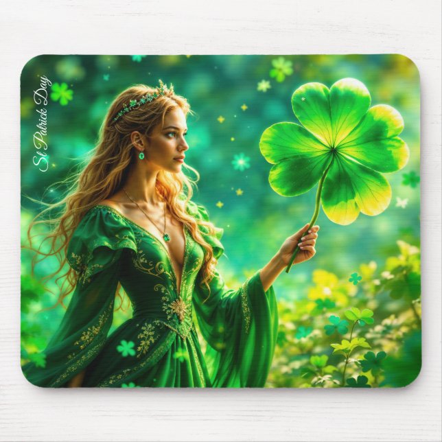 Mystische Kleebeschicht des St. Patrick Day Mousepad (Vorne)