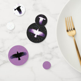 Mystische Krähen Konfetti