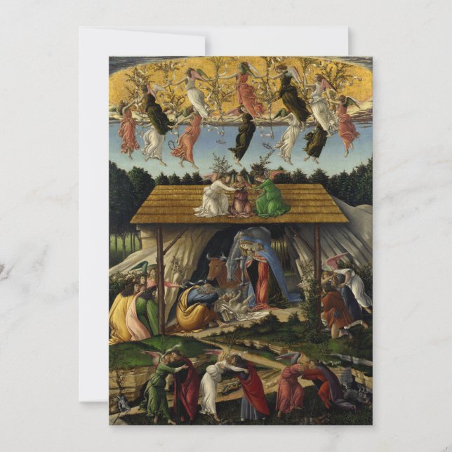 Mystische Krippe von Sandro Botticelli (Vorderseite)
