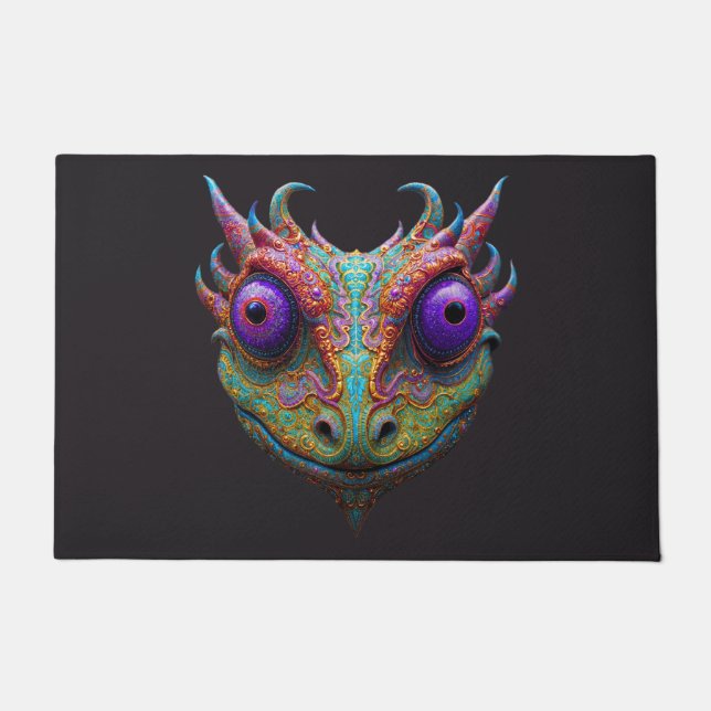 Mystische Kröte/Gecko/Frosch Fußmatte (Vorderseite)