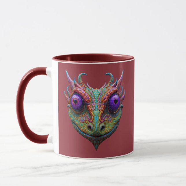 Mystische Kröte/Gecko/Frosch Tasse (Links)